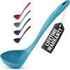 image:imageZulay Kitchen Soup Ladle  Ergonomic HeatResistant amp Versatile for Serving Soup Chili Gravy amp More  Black12 inches