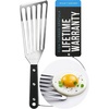 image:imageZulay Kitchen Stainless Steel Fish Turner Spatula  124 Flexible HeatResistant Slotted Turner for NonStick Cookware  RustProof Durable amp Dishwasher Safe Cooking Utensil for Everyday UseLarge