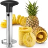 image:imageZulay Kitchen Stainless Steel Pineapple Corer amp Slicer  Heavy Duty Pineapple Cutter amp Eye Removal Tool  Effortless Core Remover Tool with Sharp Reinforced Blade amp Ergonomic Handle  Black
