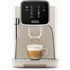 image:imageZulay Magia Super Automatic Espresso Maker Machine with Grinder  19 Fully Customizable Coffee Options Auto Cleaning Milk Foam System  for Latte Cappuccino  Ultra LUX  White 137x177x94Cream  Silver
