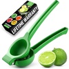 image:imageZulay Metal Lime Squeezer  HeavyDuty Citrus Juicer for Maximum Juice Extraction  Easy Manual Press for Limes amp Lemons  Durable amp Ergonomic Hand Juicer  GreenGreen