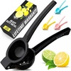 image:imageZulay Premium Quality Metal Lemon Squeezer Citrus Juicer Manual Press for Extracting the Most Juice Possible  BlackBlack