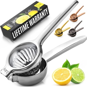 image:imageLemon Squeezer Stainless Steel with Premium Quality Heavy Duty Solid Metal Squeezer Bowl  Large Manual Citrus Press Juicer and Lime Squeezer Stainless Steel  by Zulay KitchenSilver