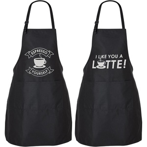 image:imageZulay 2Pack Funny Aprons for Men amp Women  Kitchen Aprons with Adjustable Neck Strap amp 2 Large PocketsCoffee Puns