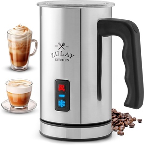 image:imageZulay Froth N Go Milk Frother  Rechargeable 3in1 Handheld Frother Wand with Travel Case amp USBC Charger  Single Double amp Egg Whisk for Latte Cappuccino Matcha Protein Shakes  Diamond WhiteIron Silver