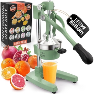 image:imageZulay Kitchen Cast Iron Juicer  Heavy Duty Manual Juicer with Detachable Strainers for Easy Cleaning Orange Juice Press for Citrus Fruits Perfect for Bartenders Juice Lovers amp Health EnthusiastsOriginal  Sage Green