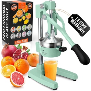 image:imageZulay Kitchen Cast Iron Juicer  Heavy Duty Manual Juicer with Detachable Strainers for Easy Cleaning Orange Juice Press for Citrus Fruits Perfect for Bartenders Juice Lovers amp Health EnthusiastsOriginal  Mint