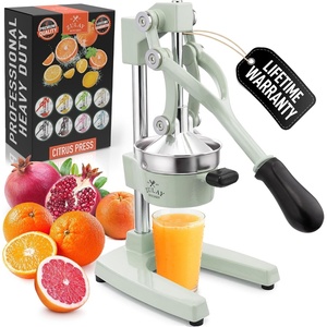 image:imageZulay Kitchen Cast Iron Juicer  Heavy Duty Manual Juicer with Detachable Strainers for Easy Cleaning Orange Juice Press for Citrus Fruits Perfect for Bartenders Juice Lovers amp Health EnthusiastsOriginal  Eucalyptus Mint