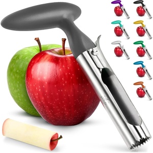 image:imageZulay Kitchen Premium Apple Corer Tool  Ultra Sharp Stainless Steel Serrated Blades for Easy Coring  Easy to Use amp Clean Durable Apple Corer Remover for Baking Apples amp More  RedGray