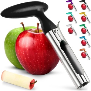 image:imageZulay Kitchen Premium Apple Corer Tool  Ultra Sharp Stainless Steel Serrated Blades for Easy Coring  Easy to Use amp Clean Durable Apple Corer Remover for Baking Apples amp More  RedBlack