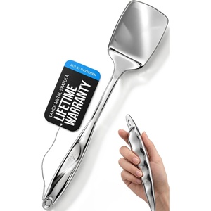image:imageZulay Kitchen Stainless Steel Soup Ladle  13 Large Ladle for Soups Stews amp Sauces  Durable HeatResistant RustProof amp Dishwasher Safe Kitchen Utensil with Ergonomic HandleSolid Turner