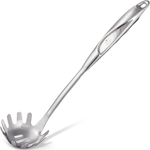 image:imageZulay Kitchen Stainless Steel Soup Ladle  13 Large Ladle for Soups Stews amp Sauces  Durable HeatResistant RustProof amp Dishwasher Safe Kitchen Utensil with Ergonomic HandlePasta Server