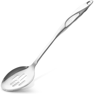 image:imageZulay Kitchen Stainless Steel Soup Ladle  13 Large Ladle for Soups Stews amp Sauces  Durable HeatResistant RustProof amp Dishwasher Safe Kitchen Utensil with Ergonomic HandleSlotted Spoon