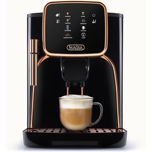 image:imageZulay Magia Super Automatic Espresso Maker Machine with Grinder  19 Fully Customizable Coffee Options Auto Cleaning Milk Foam System  for Latte Cappuccino  Ultra LUX  White 137x177x94Black  Copper