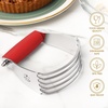 image:imageZulay Kitchen Dough Blender Top Professional  Stainless Steel Pastry Cutter Heavy Duty Dough Cutter With Blades Pastry Blender And Butter Cutter  Pastry Cutter For Baking BlackCardinal Red