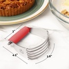 image:imageZulay Kitchen Dough Blender Top Professional  Stainless Steel Pastry Cutter Heavy Duty Dough Cutter With Blades Pastry Blender And Butter Cutter  Pastry Cutter For Baking BlackCardinal Red