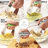 image:imageZulay Kitchen Dough Blender Top Professional  Stainless Steel Pastry Cutter Heavy Duty Dough Cutter With Blades Pastry Blender And Butter Cutter  Pastry Cutter For Baking BlackLight Green