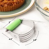image:imageZulay Kitchen Dough Blender Top Professional  Stainless Steel Pastry Cutter Heavy Duty Dough Cutter With Blades Pastry Blender And Butter Cutter  Pastry Cutter For Baking BlackLight Green