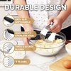 image:imageZulay Kitchen Dough Blender Top Professional  Stainless Steel Pastry Cutter Heavy Duty Dough Cutter With Blades Pastry Blender And Butter Cutter  Pastry Cutter For Baking BlackMidnight Black