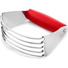 image:imageZulay Kitchen Dough Blender Top Professional  Stainless Steel Pastry Cutter Heavy Duty Dough Cutter With Blades Pastry Blender And Butter Cutter  Pastry Cutter For Baking BlackCardinal Red
