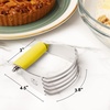 image:imageZulay Kitchen Dough Blender Top Professional  Stainless Steel Pastry Cutter Heavy Duty Dough Cutter With Blades Pastry Blender And Butter Cutter  Pastry Cutter For Baking BlackYellow