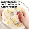 image:imageZulay Kitchen Dough Blender Top Professional  Stainless Steel Pastry Cutter Heavy Duty Dough Cutter With Blades Pastry Blender And Butter Cutter  Pastry Cutter For Baking BlackCardinal Red