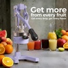 image:imageZulay Kitchen Pulperizer 9 in 1 Cast Iron Juicer  EasytoClean HeavyDuty Manual Juicer with Presser Attachment to Juice All Types of Fruits Extra Tall with Stainless Steel Bowl  WhiteOriginal  Lavender