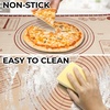 image:imageZulay Set of 4 Silicone Baking Mat  Macaron Silicone Baking Mats With Preprinted Template Design  Non Stick amp Reusable Silicone Baking Sheet  2 Half Size  2 Quarter Size GrayRed