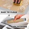 image:imageZulay Set of 4 Silicone Baking Mat  Macaron Silicone Baking Mats With Preprinted Template Design  Non Stick amp Reusable Silicone Baking Sheet  2 Half Size  2 Quarter Size GrayLight Gray