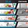image:imageZulay Set of 4 Silicone Baking Mat  Macaron Silicone Baking Mats With Preprinted Template Design  Non Stick amp Reusable Silicone Baking Sheet  2 Half Size  2 Quarter Size GrayGray