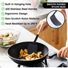 image:imageZulay 4pcs Silicone Spatula Set  Heat Resistant Silicone Tools for Cooking Baking amp Mixing  One Piece Design Spatulas for NonStick Cookware  Durable Stainless Steel Core Red125 Inch